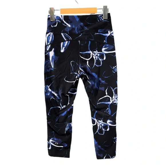 NWOT DKNY size small cropped multicolored exercise pants - Picture 2 of 7